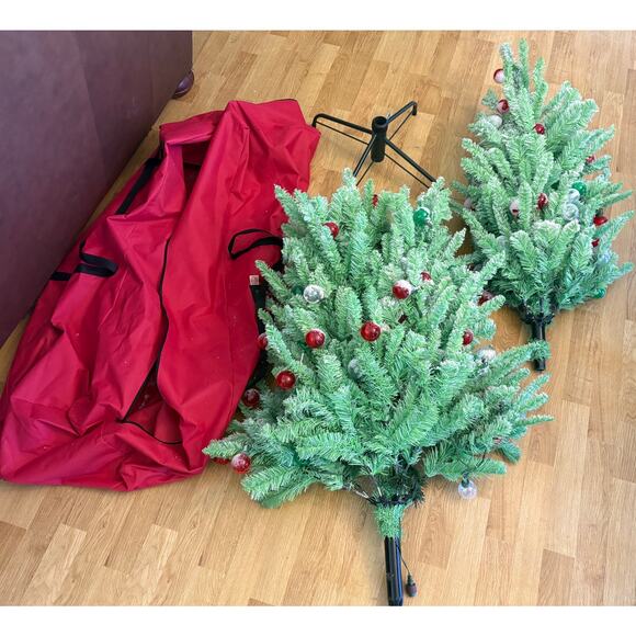 National Tree Company Christmas Tree with Easy Set Up Hinged Branches, 6ft x 34” - Picture 2 of 8